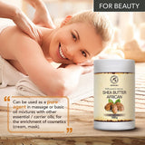 Shea Butter Refined 1000g - 100% Pure Shea Butter for Body Care - Hair - Face - Body Butter - Butyrospermum Parkii