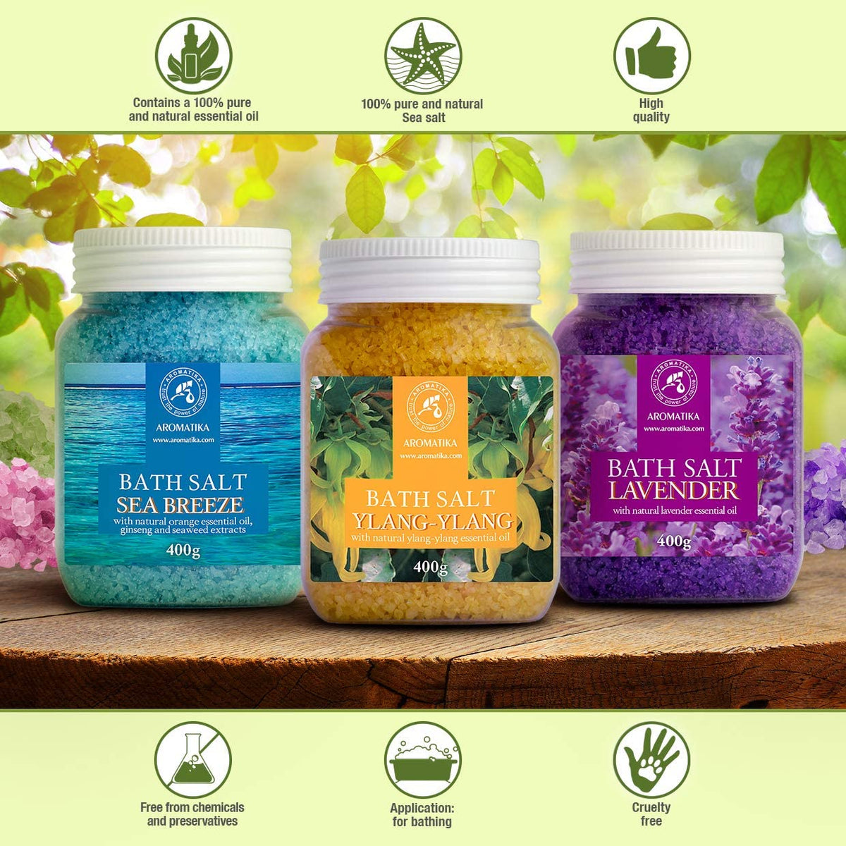 Bath salt set| Aromatika Bath Salt
