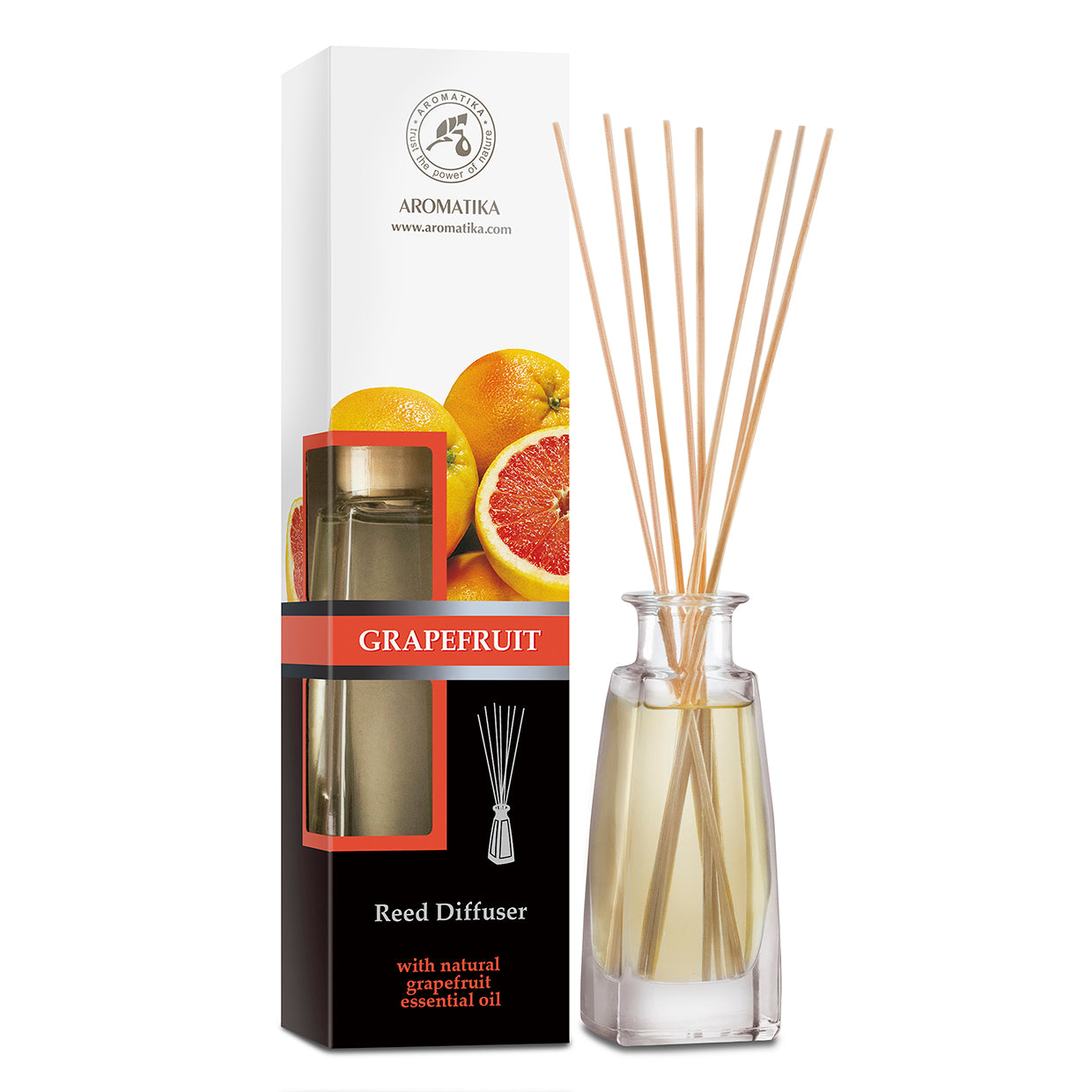 Reed Diffuser Grapefruit | Aromatika Reed Diffuser